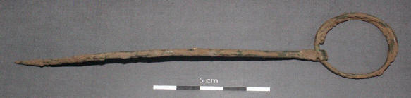 Fig. 4 Bronze Ring Pin likely to have been used as a dress fastener (ACS Ltd)